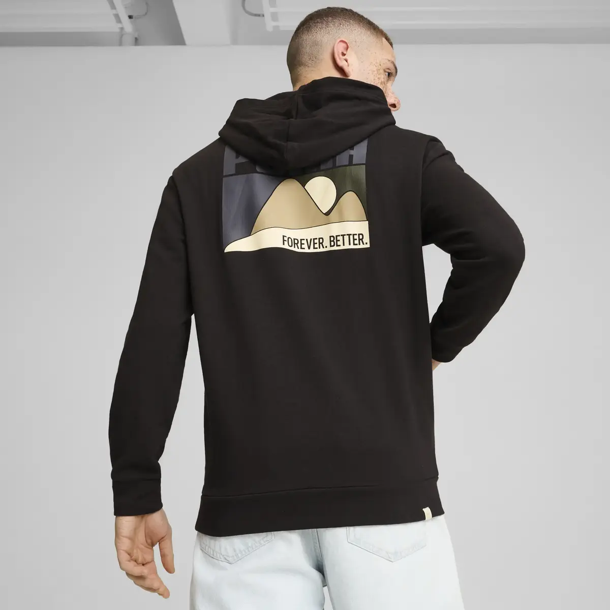 Puma BETTER SPORTSWEAR Hoodie Siyah Erkek Sweatshirt