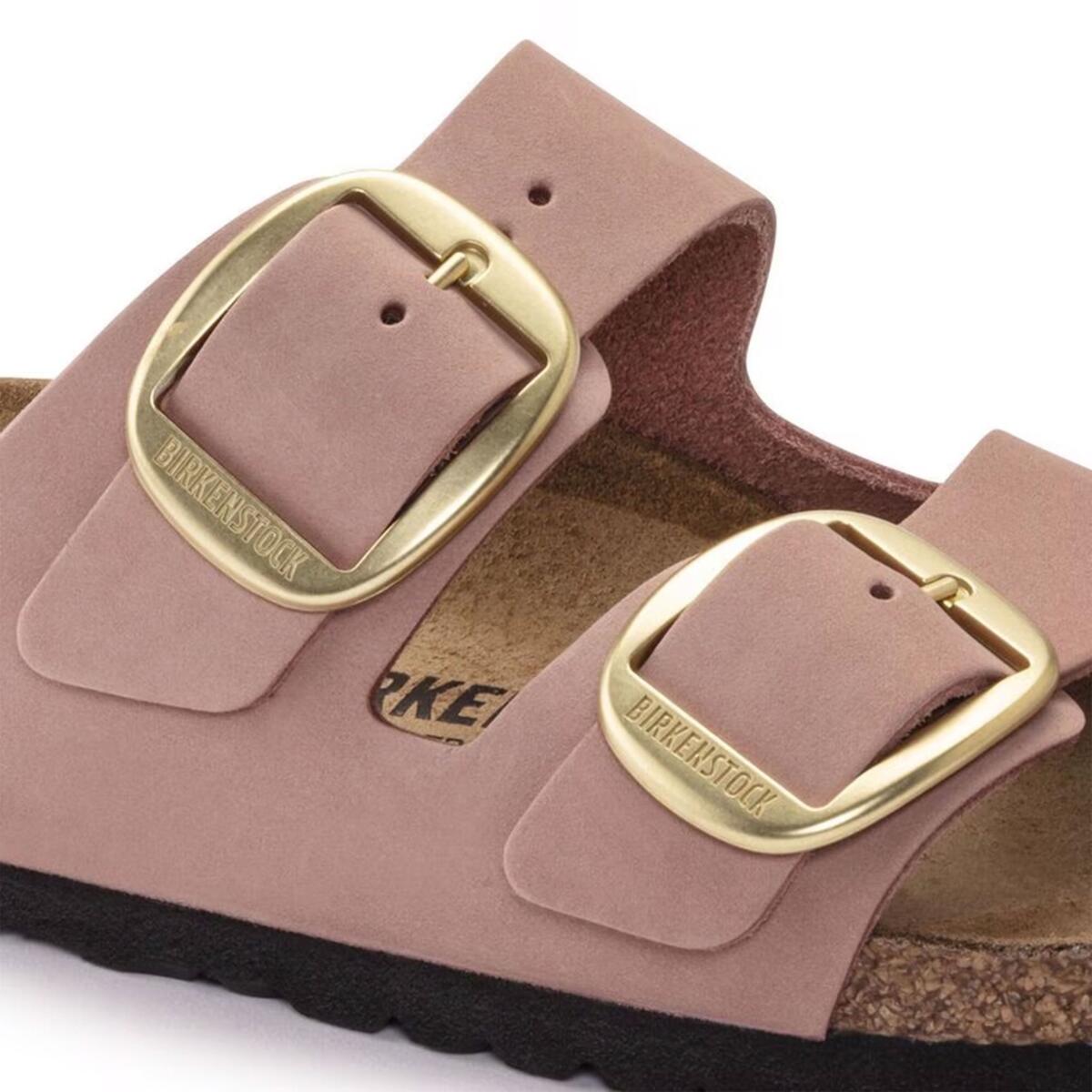 Birkenstock Arizona Big Buckle Nu Pembe Kadın Terlik