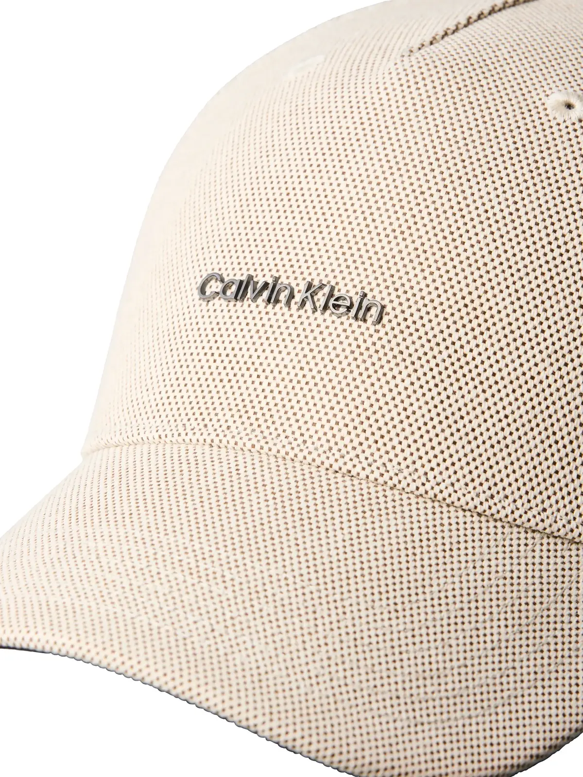Calvin Klein CANVAS/PU STANDARD Bej Erkek Şapka