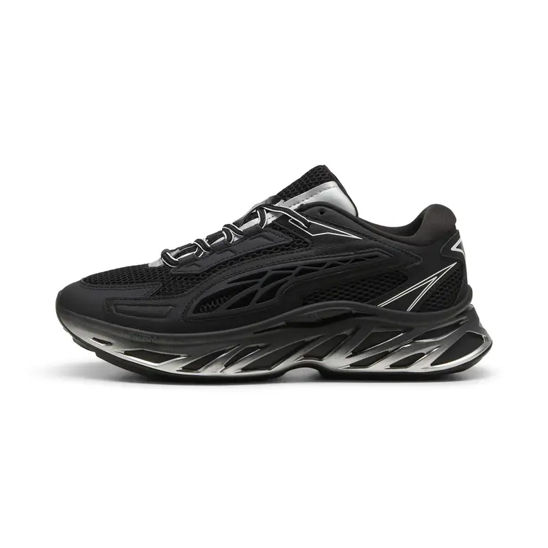 PUMA Exotek NITRO Racing Line Siyah Unisex Yürüyüş ve Koşu Ayakkabısı