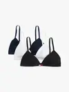 Tommy Hilfiger 3 PACK TRIANGLE, 0IE Beyaz Kadın Sütyen & Bralet