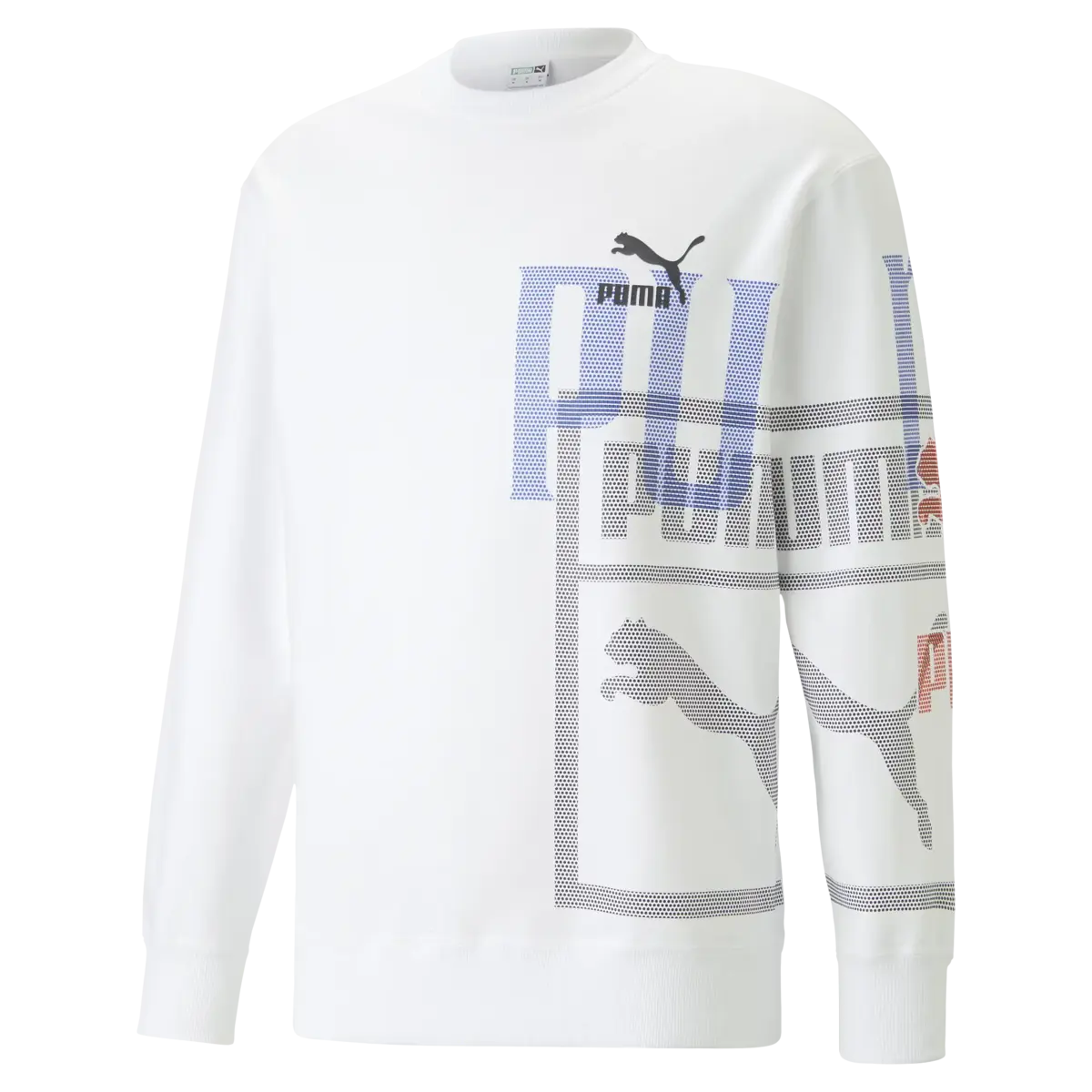 Puma CLASSICS GEN. PUMA Crew Beyaz Erkek Sweatshirt