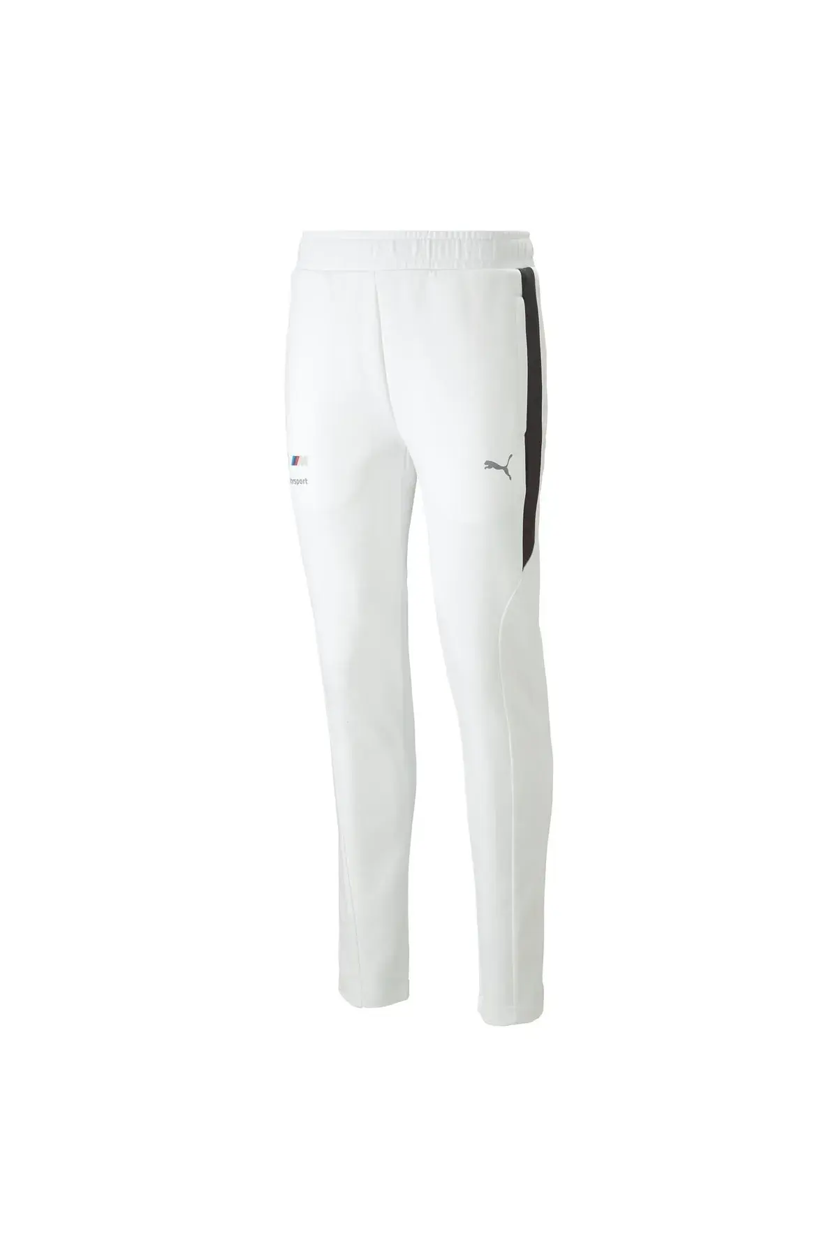 BMW MMS Sweat Pants, Slim Erkek Beyaz Eşofman Altı