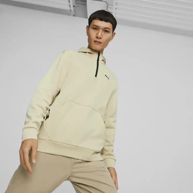 Puma RAD/CAL Half-Zip DK Granola Bej Erkek Sweatshirt