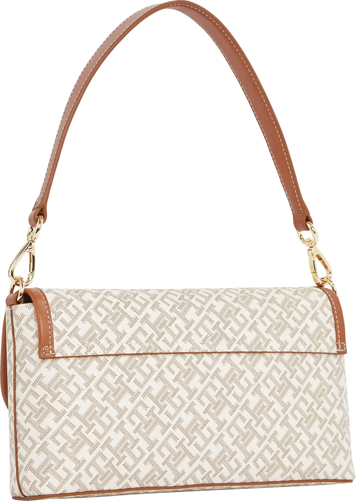 Tommy Hilfiger TH MONOPLAY LE FLAP, RBC Kahverengi Kadın Çanta & Cüzdan