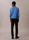 Calvin Klein LS SUPIMA COTTON CREWNK SWEATER Mavi Erkek Kazak