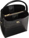 Calvin Klein CK CROC BUCKET WITH, YIH Siyah Kadın Çanta & Cüzdan