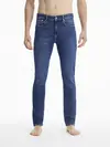 Calvin Klein SKINNY Erkek mavi Kot Pantolon