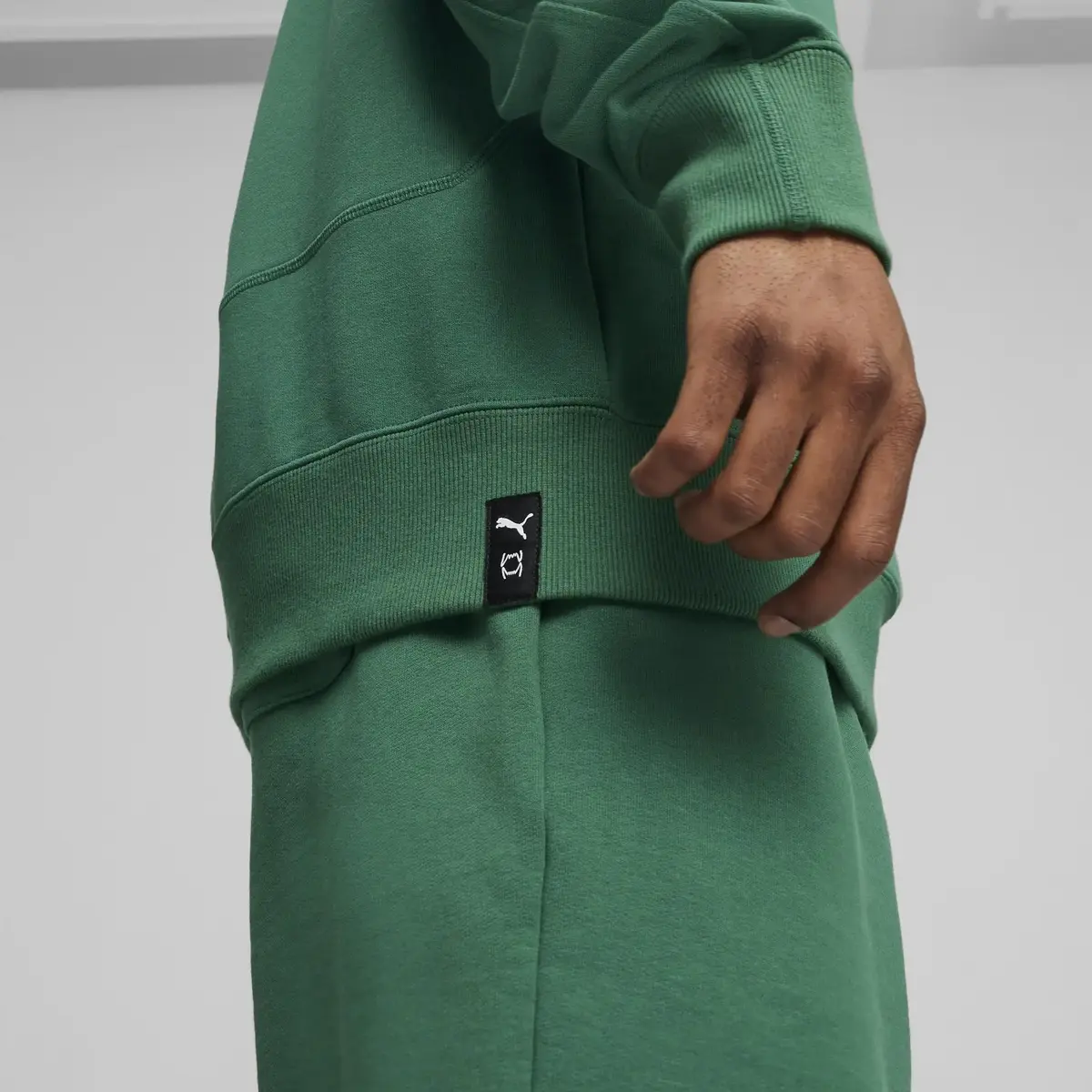 Puma Pivot Crewneck Erkek Yeşil Sweatshirt