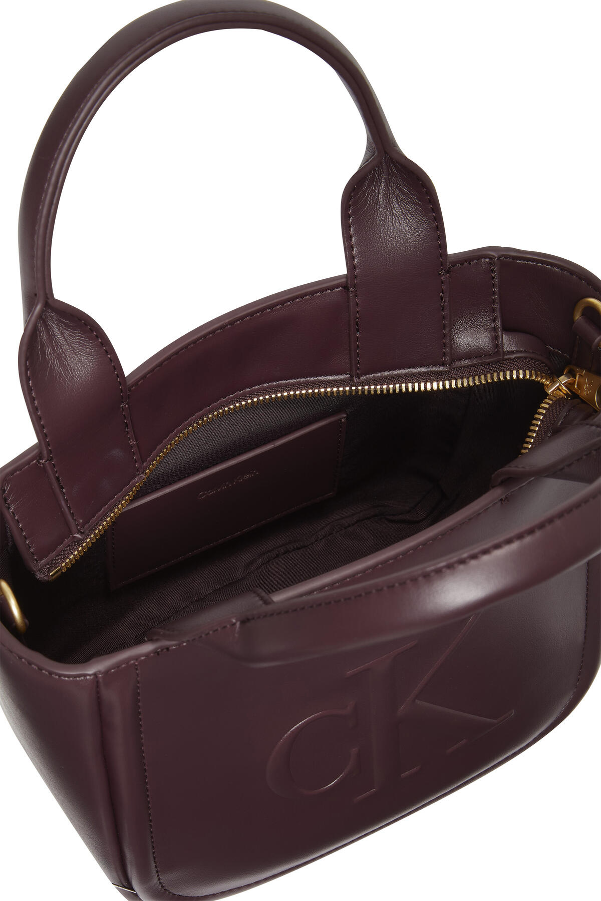 Calvin Klein BOLD CK SMALL TOTE WITH STRAP Kırmızı Kadın El Çantası Calvin Klein BOLD CK SMALL TOTE WITH STRAP Kırmızı Kadın El Çantası