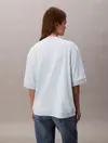 Calvin Klein A- OVERSIZED BOYFRIE, VFZ Açık Mavi Kadın T-Shirt