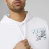 Puma Downtown Graphic Hoodie Beyaz Erkek Hoodie