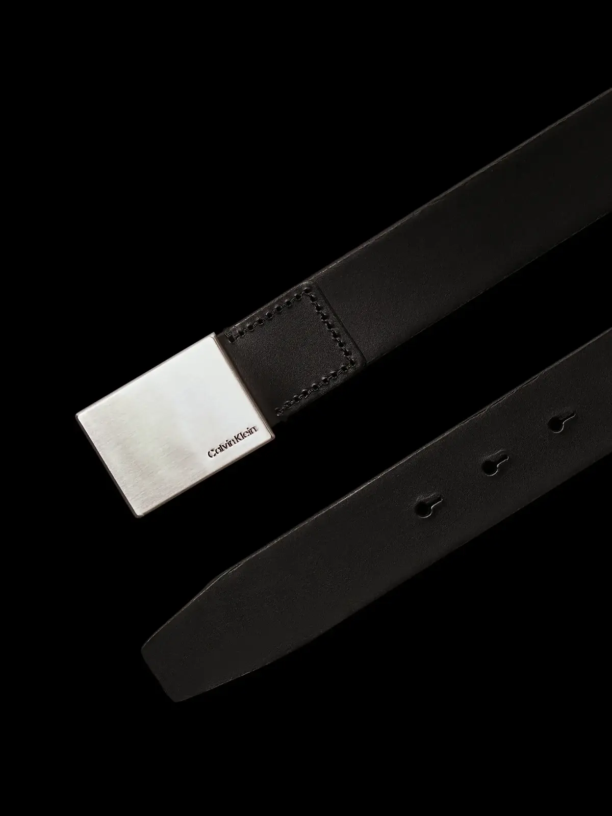 Calvin Klein FORMAL PLAQUE BELT 3, 001 Siyah Erkek Kemer