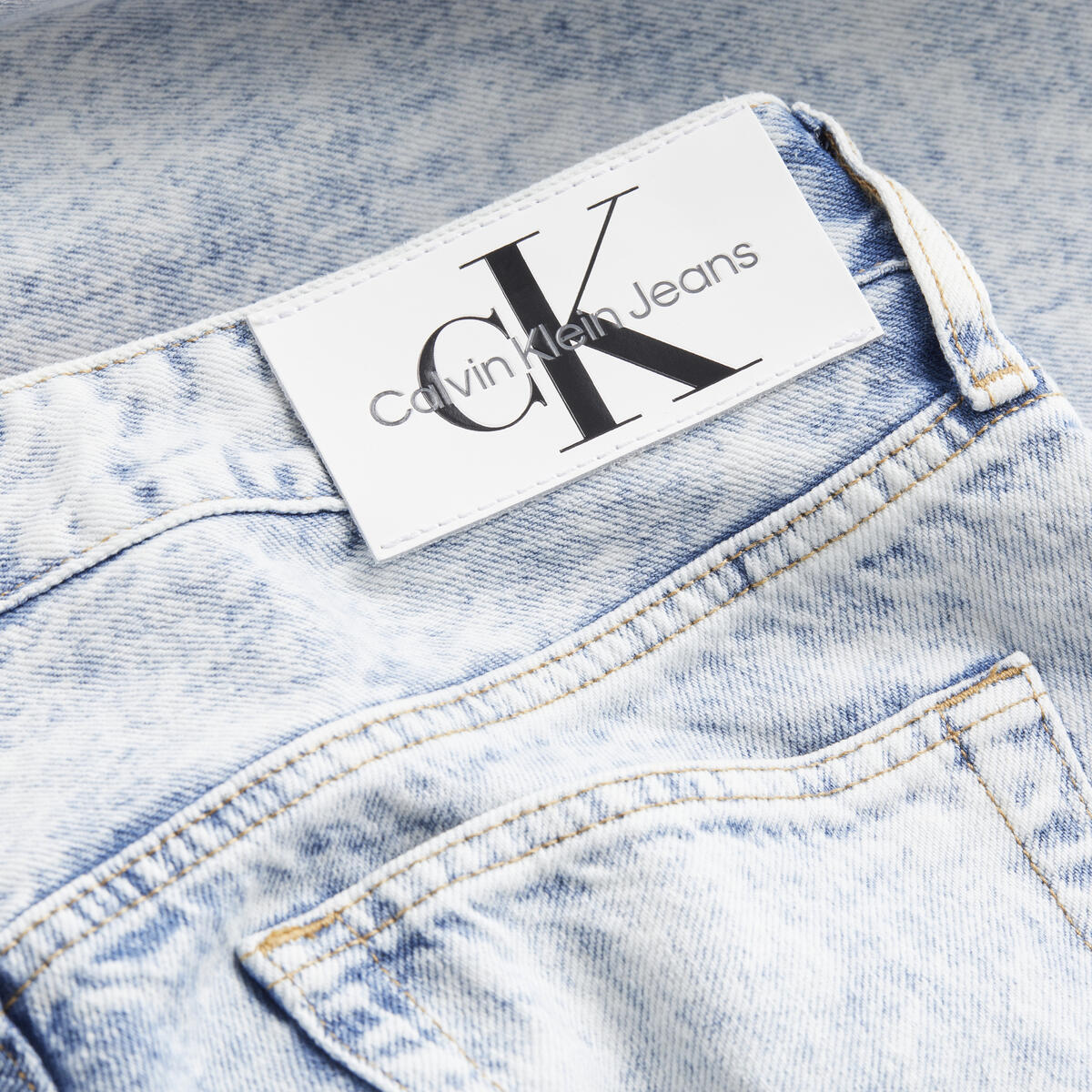 Calvin Klein 90'S STRAIGHT Erkek Mavi Kot Pantolon