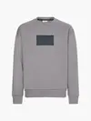 Calvin Klein TEXTURED LOGO BOX CO Erkek Kahverengi Sweatshirt