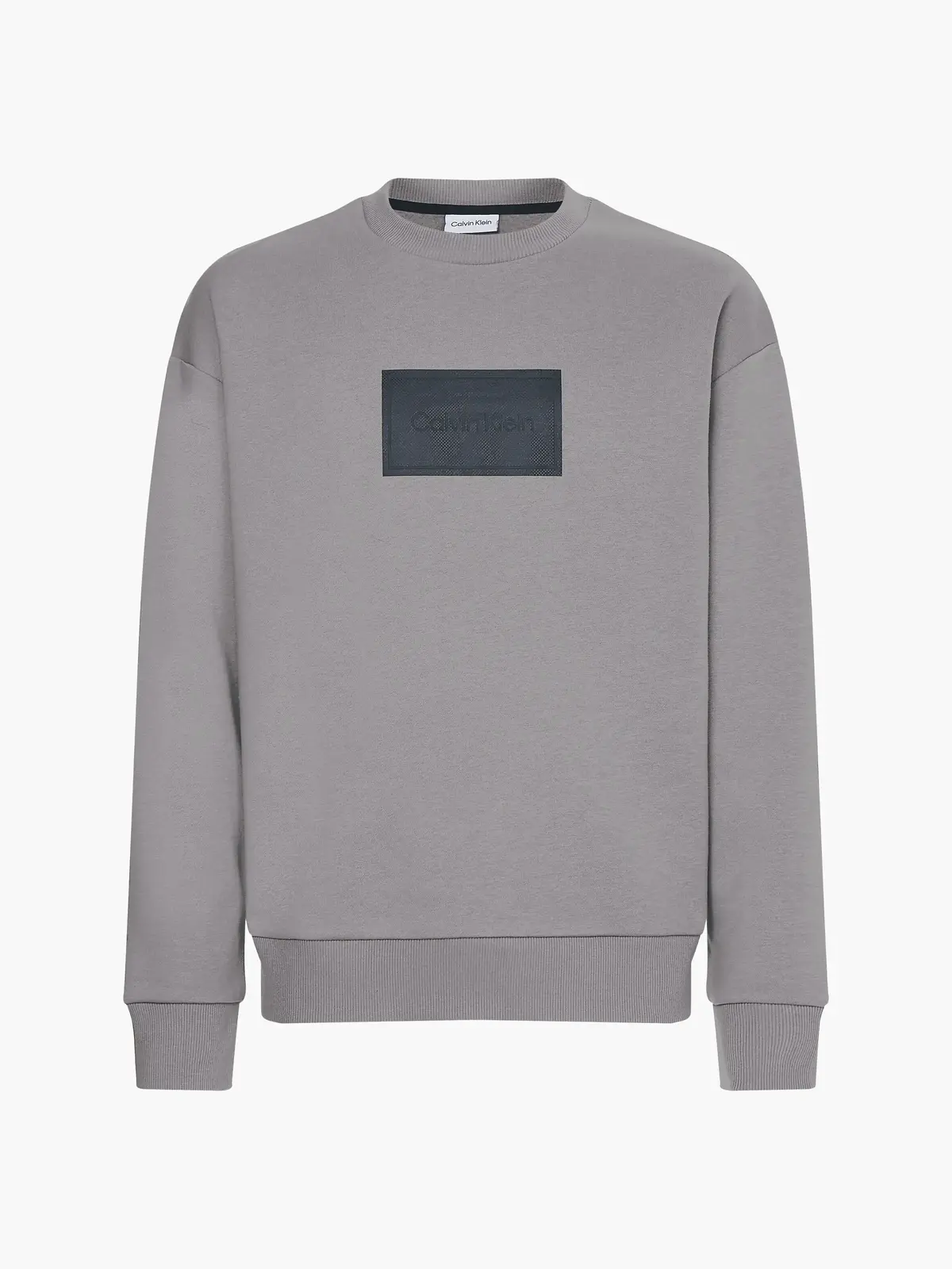 Calvin Klein TEXTURED LOGO BOX CO Erkek Kahverengi Sweatshirt