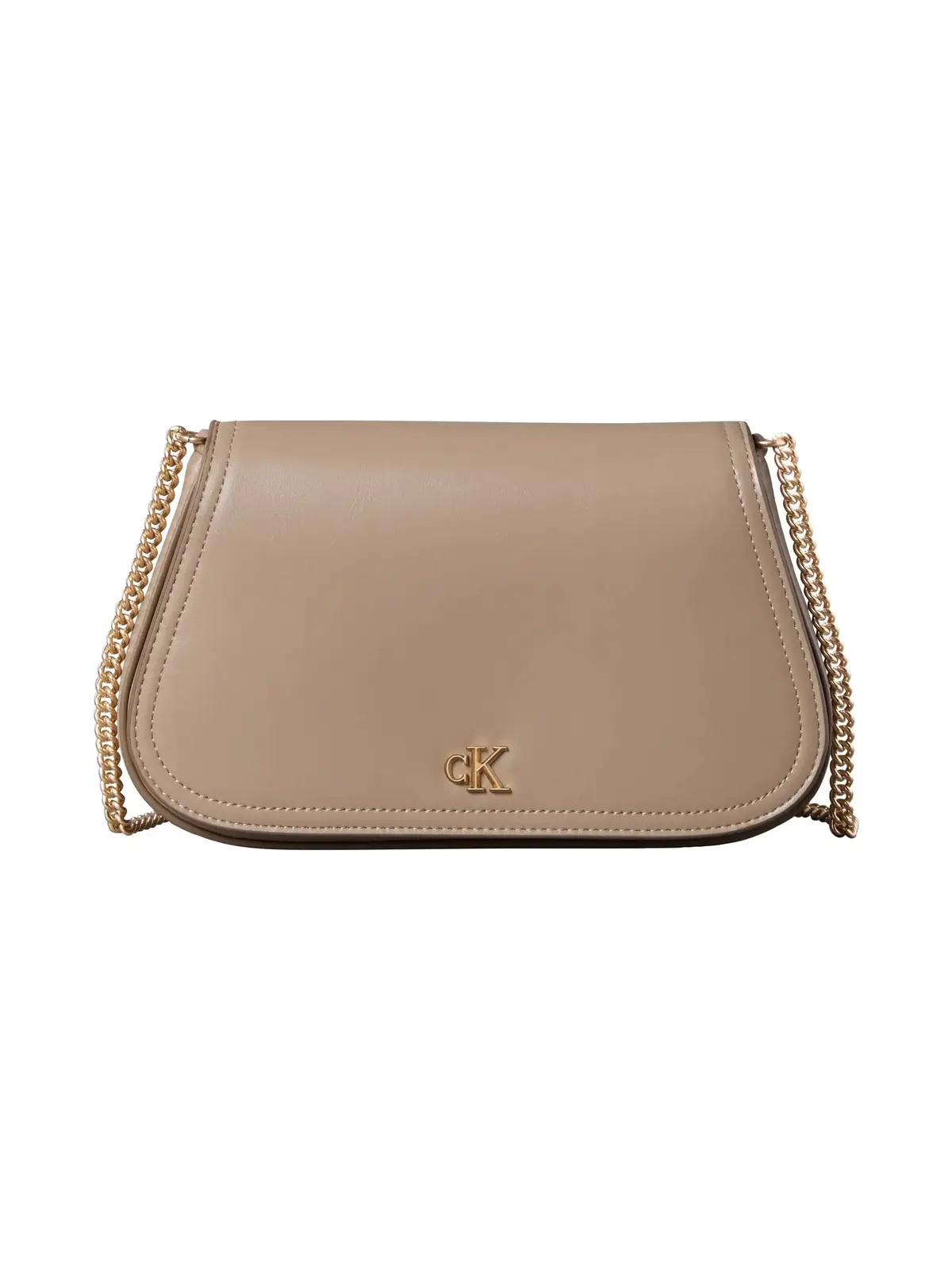 Calvin Klein CK CURVED WALLET Kahverengi Omuz Çantası