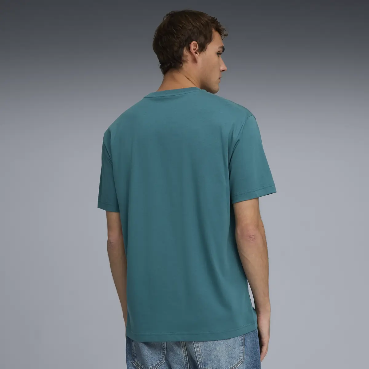 Puma ESS Relaxed No. 1 Logo Tee Mavi Erkek T-Shirt & Polo