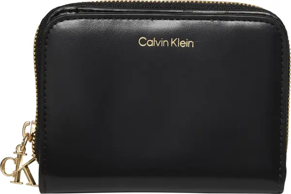 Calvin Klein CK MEDIUM FLAP ZIP AROUND Kadın Siyah Cüzdan
