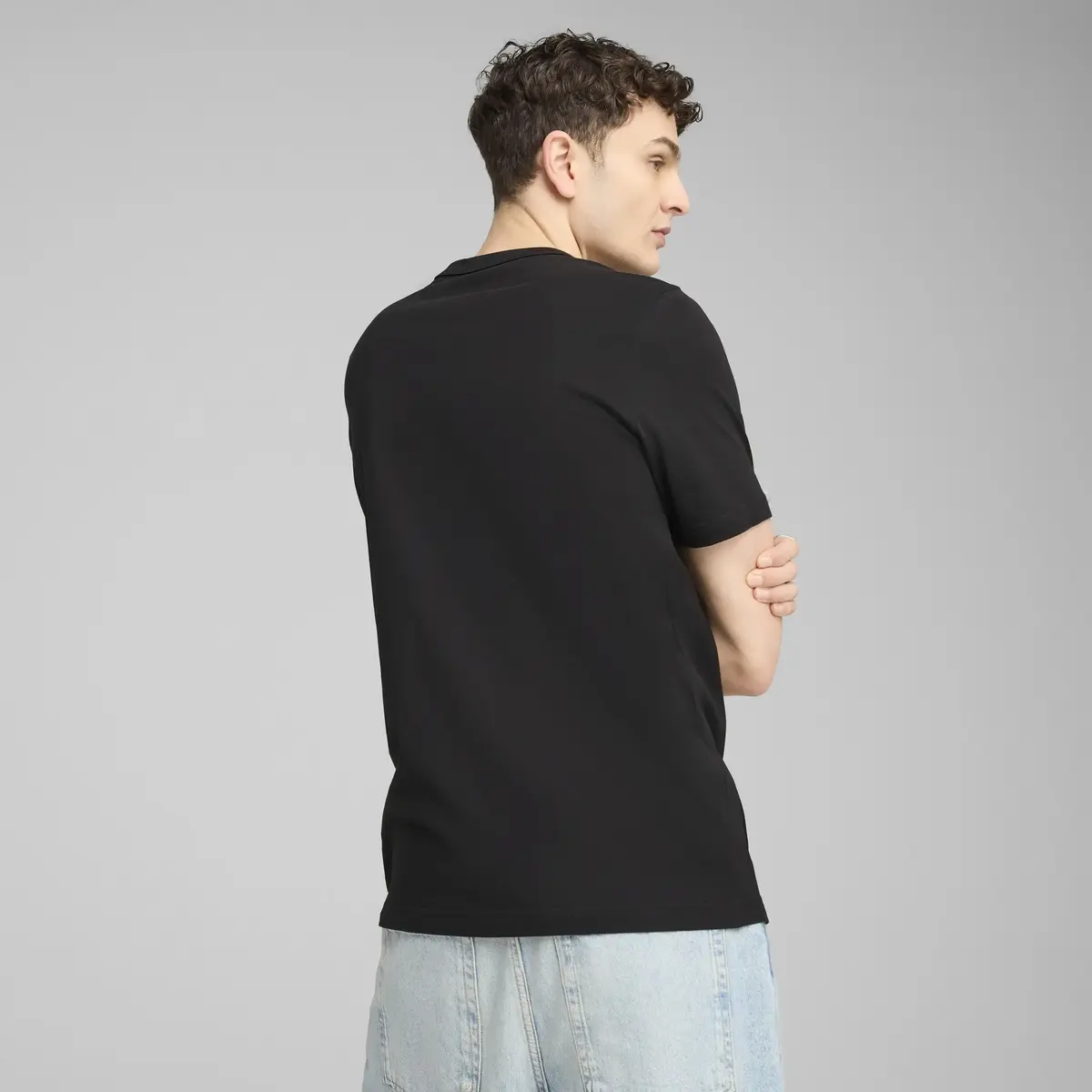 PUMA CLASS Graphic Tee Siyah Erkek T-Shirt