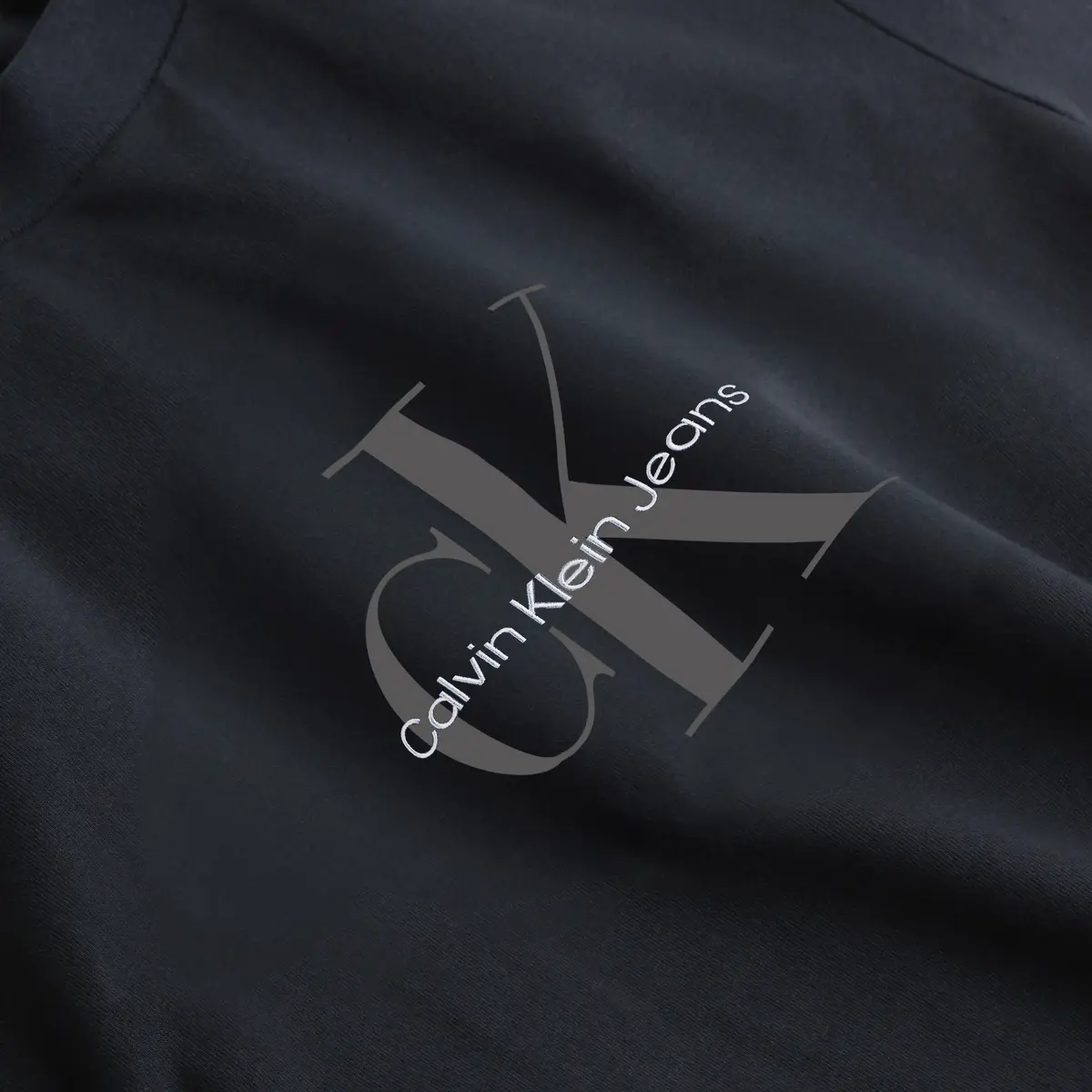 Calvin Klein SS MONOLOGO ARCHIVE Erkek Siyah T-Shirt