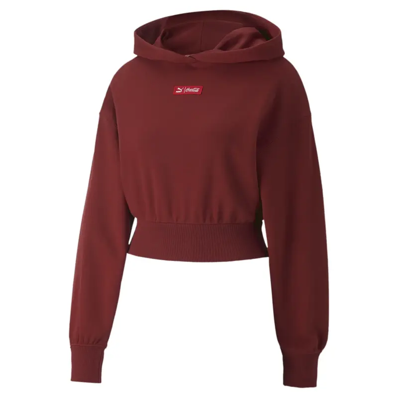 PUMA X COCA COLA Hoodie Kırmızı Kadın Sweatshirt