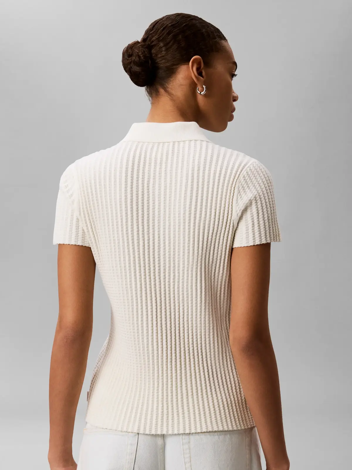 ZIGZAG RIB SS ZIP UP, YAS