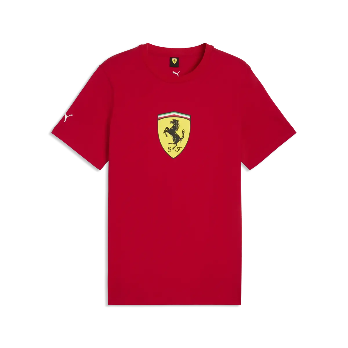 Puma Ferrari Colored Shield Tee Kırmızı Erkek T-Shirt