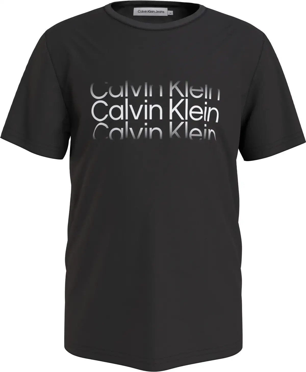 Calvin Klein INST. CUT OFF LOGO Erkek Siyah T-Shirt