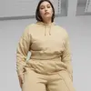 Puma CLASSICS Cropped Hoodie Bej Kadın Sweatshirt
