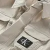 Calvin Klein CORDUROY SS SHIRT DR Kadın Krem Elbise