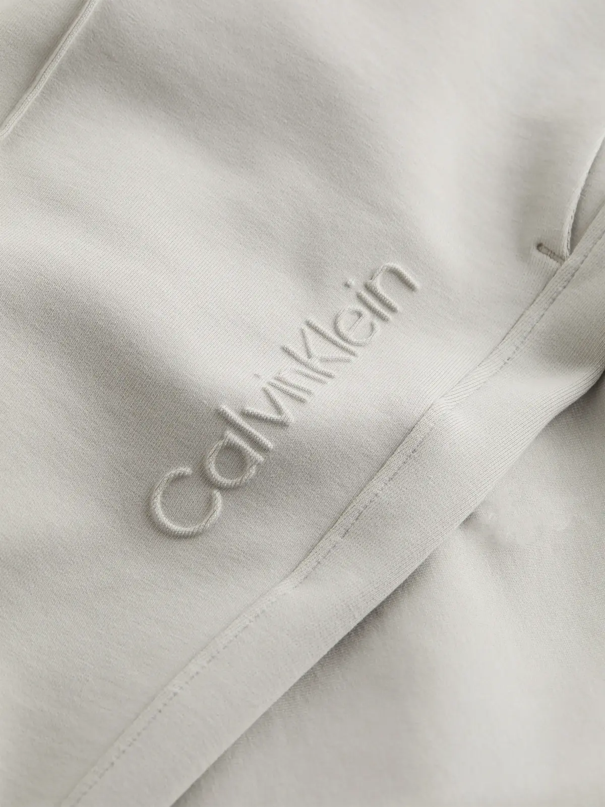 Calvin Klein TECH INTERLOCK SWEAT, PBQ Krem Erkek Eşofman Altı