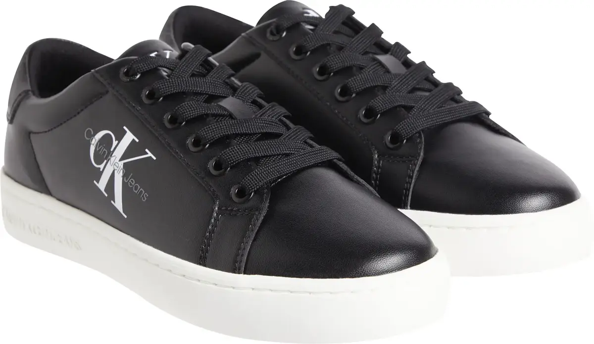 Calvin Klein Siyah / Beyaz Kadın Spor Ayakkabı & Sneaker