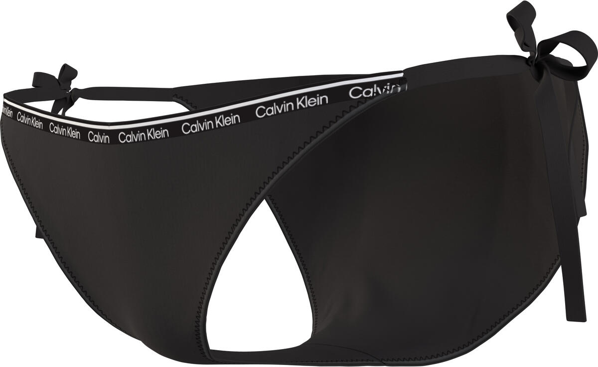 Calvin Klein STRING SIDE TIE Kadın Siyah Bikini Altı