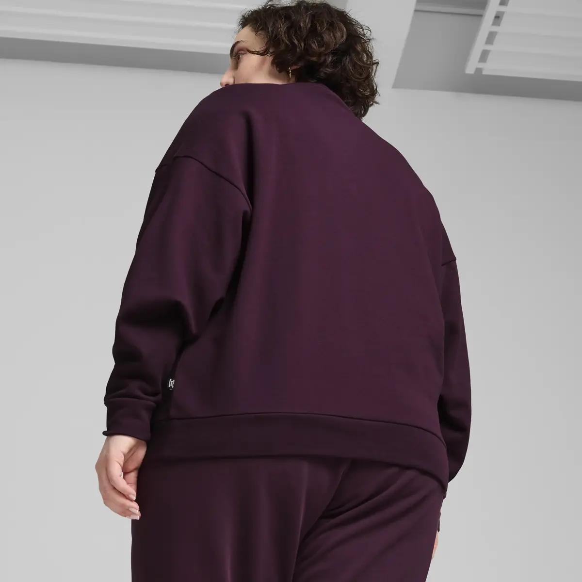Puma BETTER ESSENTIALS Crew Bordo Kadın Sweatshirt