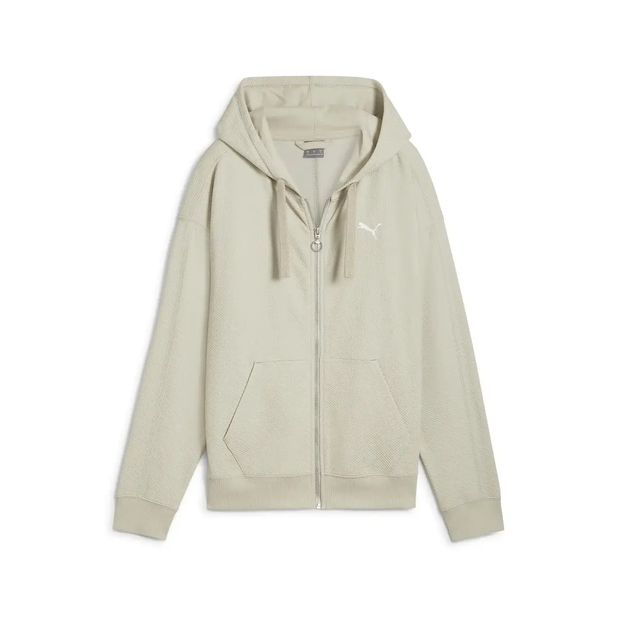 Puma HER Full-Zip Hoodie Bej Kadın Sweatshirt