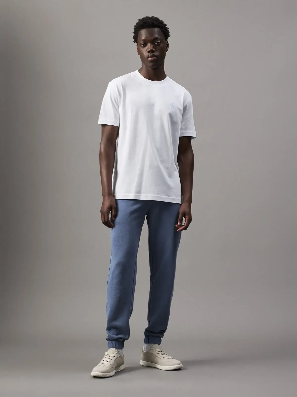 Calvin Klein PAINTED CALVIN KLEIN, YAF Beyaz Erkek T-Shirt & Polo