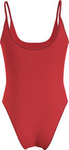 Calvin Klein SCOOP BACK ONE PIECE Kadın Kırmızı Mayo