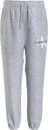 Calvin Klein GLOW IN THE DARK LOG Erkek Gri Eşofman Altı