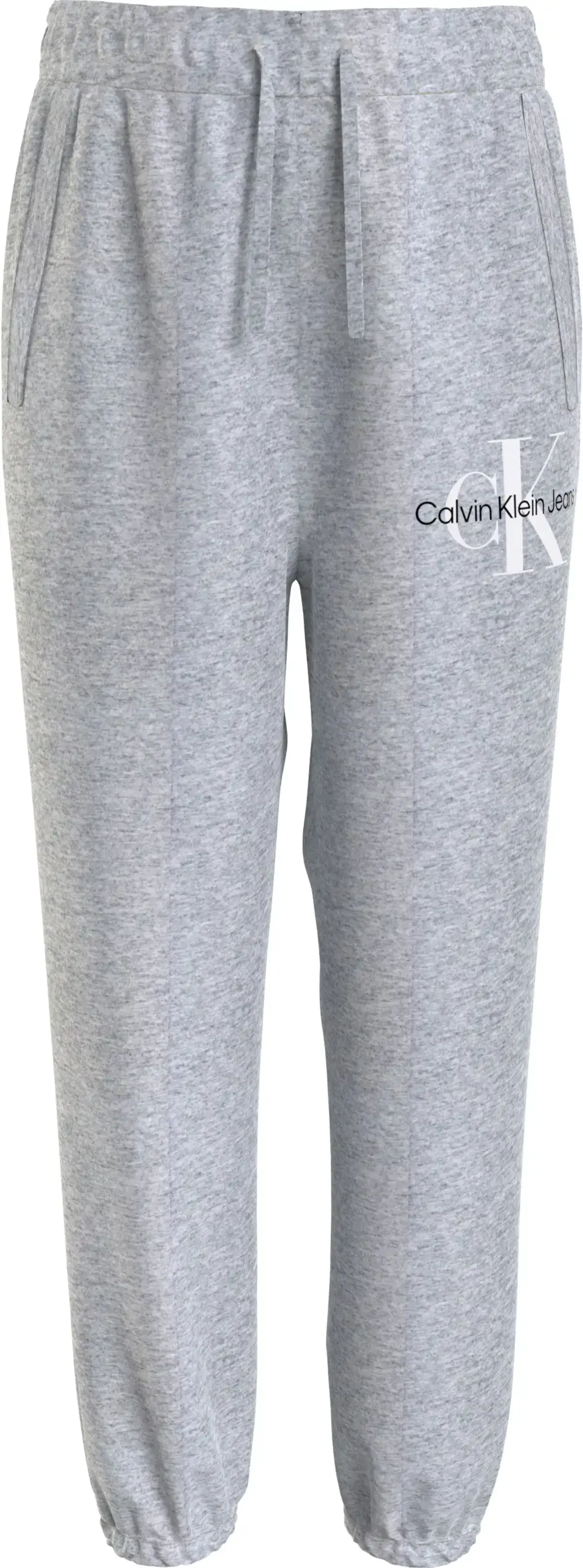 Calvin Klein GLOW IN THE DARK LOG Erkek Gri Eşofman Altı
