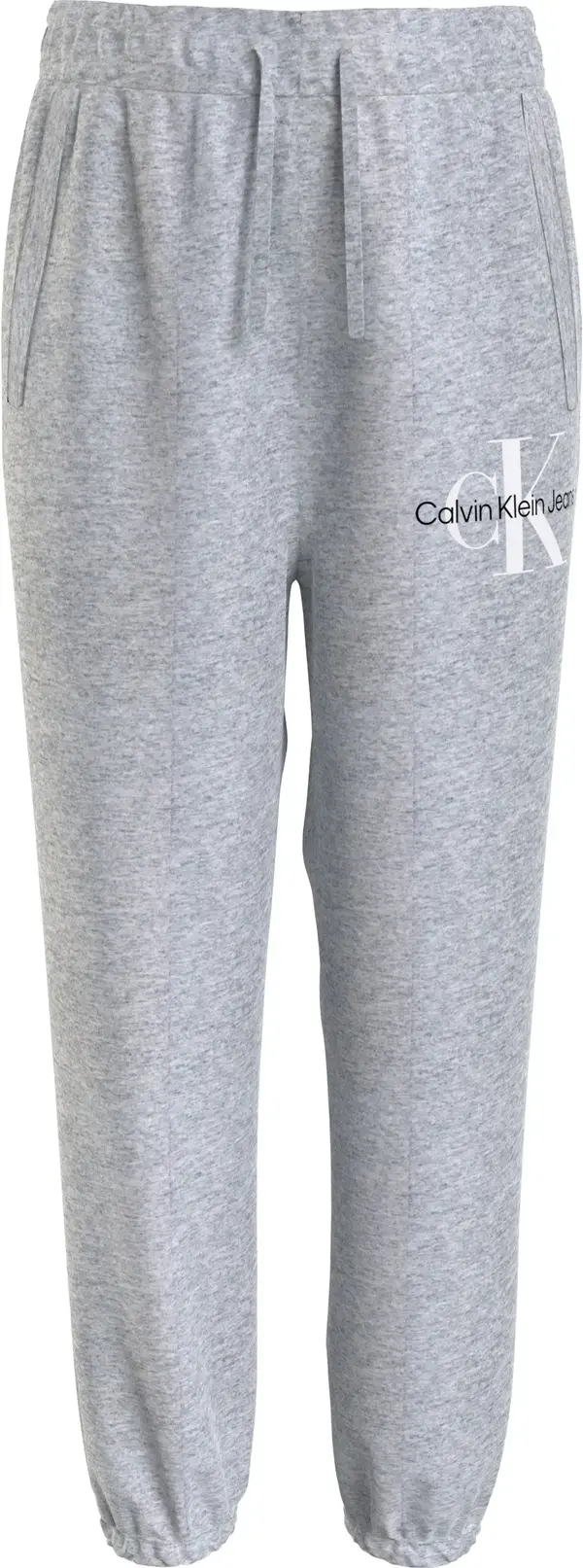 Calvin Klein GLOW IN THE DARK LOG Erkek Gri Eşofman Altı