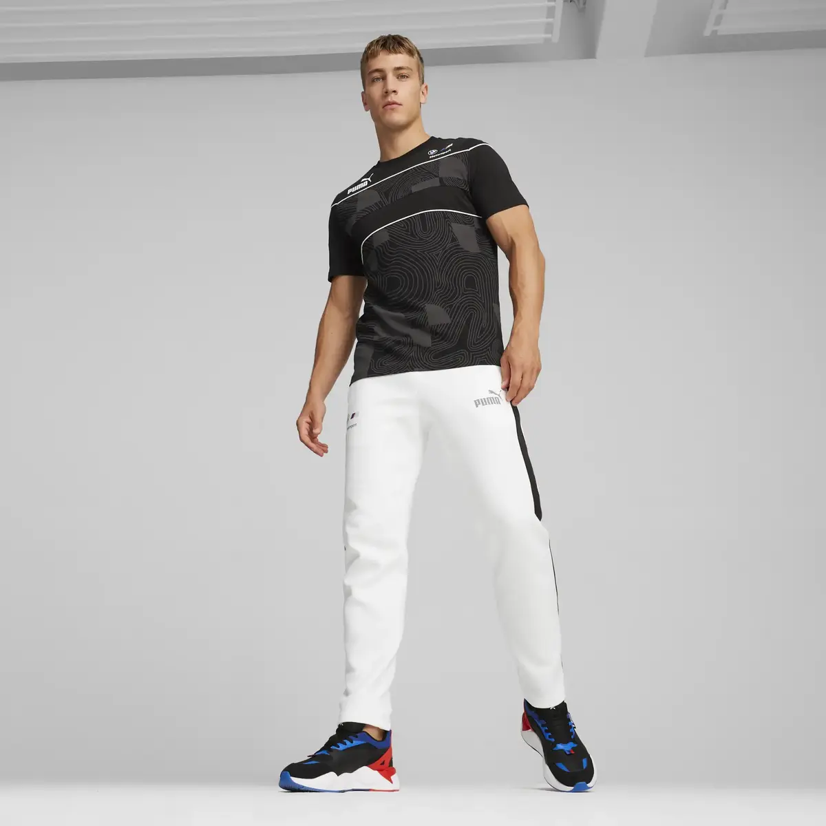 Puma BMW MMS MT7+ Track Pants Beyaz Erkek Eşofman Altı