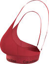 Calvin Klein UNLINED TRIANGLE Kadın Kırmızı Sütyen