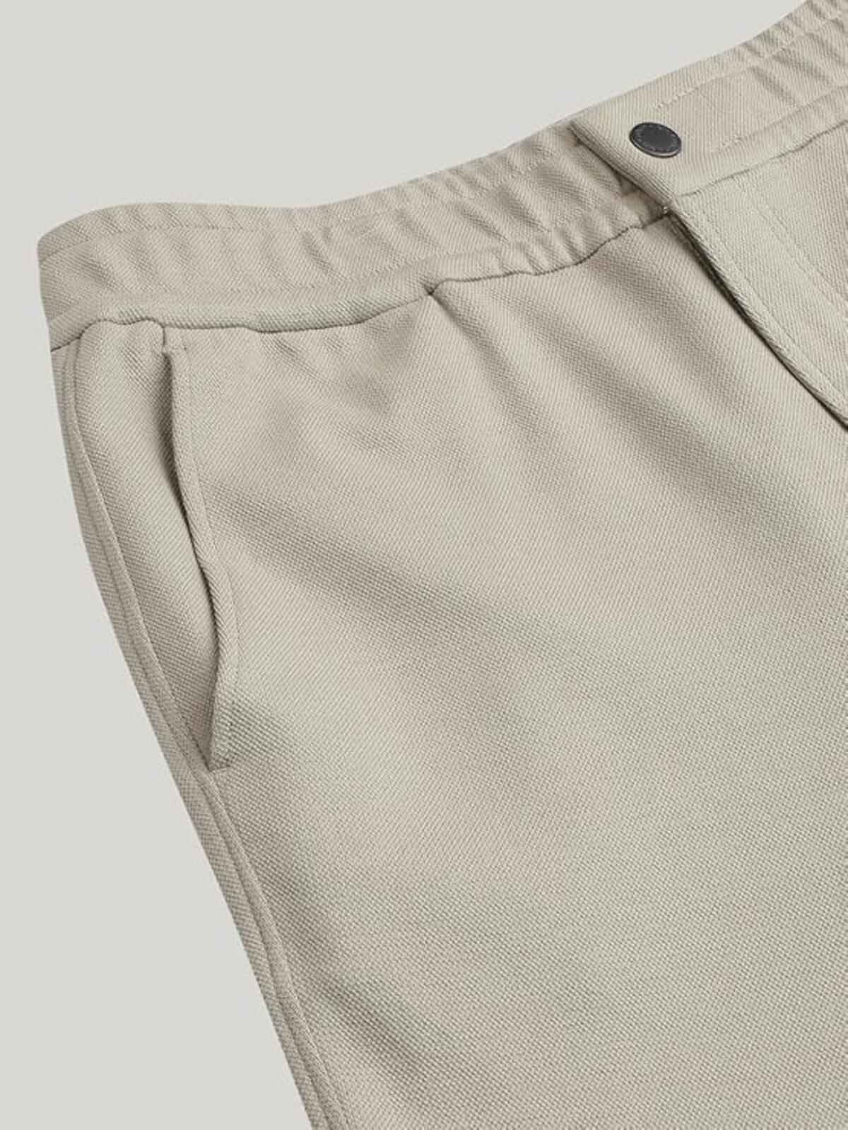 Calvin Klein PIQUE TEXTURE SWEATP, PKR Krem Erkek Eşofman Altı