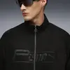 Puma T7 Suede Track Jacket Siyah Erkek Fermuarlı Ceket