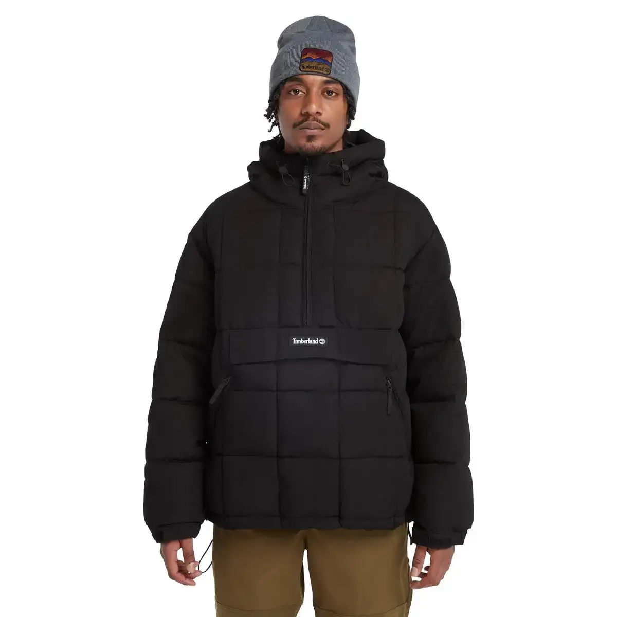 Timberland Pullover Puffer Jacket Siyah Erkek Mont
