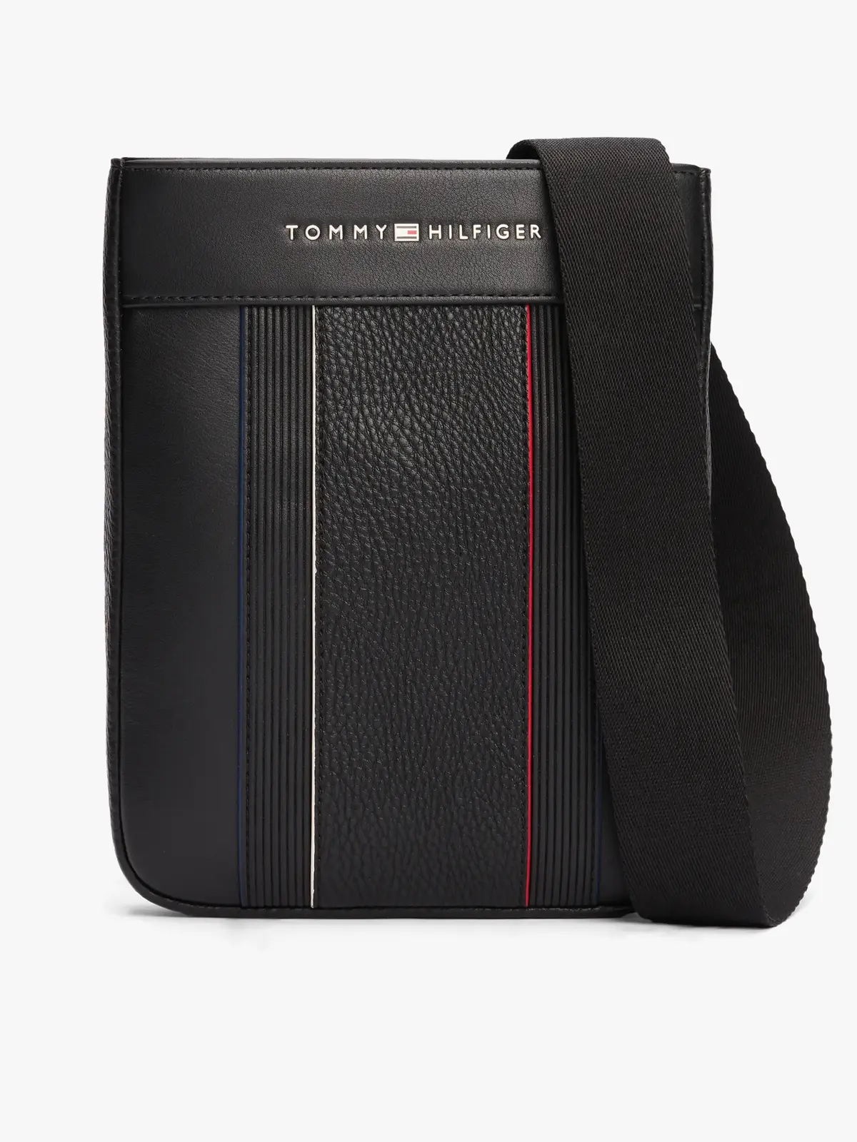 Tommy Hilfiger TH FOUNDATION MINI C, BDS Siyah Erkek Çanta & Cüzdan