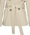 Calvin Klein MID LENGTH COTTON TRENCH Kadın Kahverengi  Trençkot
