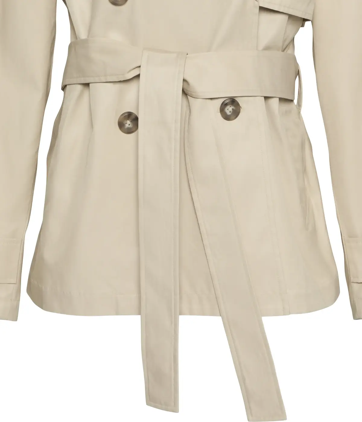 Calvin Klein MID LENGTH COTTON TRENCH Kadın Kahverengi  Trençkot