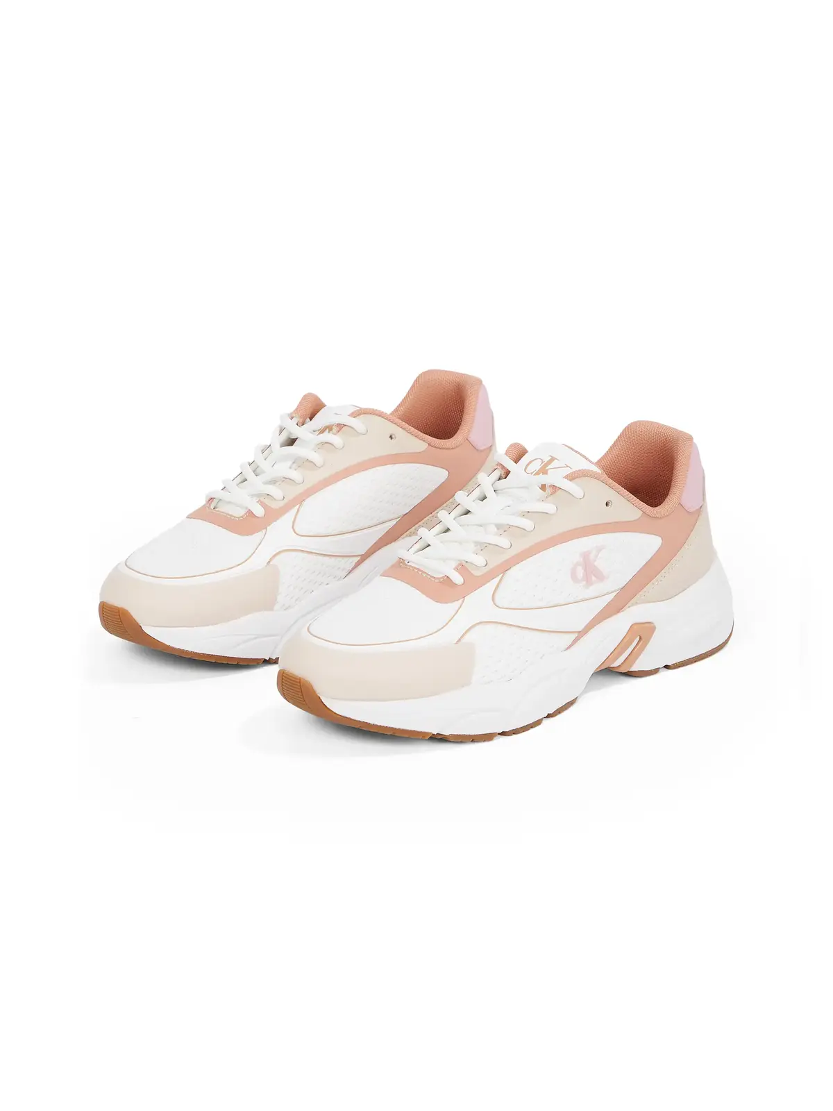 Calvin Klein RETRO TENNIS KNIT MG Bej Kadın Sneaker